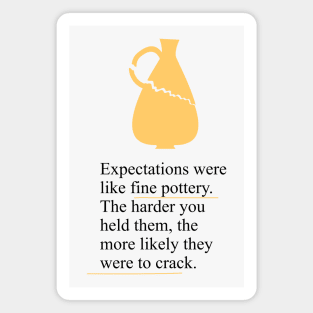 Pottey expectations Magnet